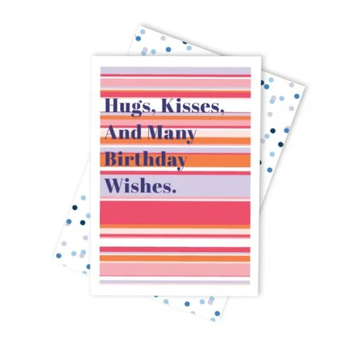 Stripes and Kisses Birthday