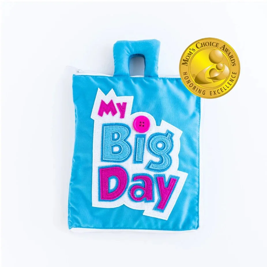 FABRIC ACTIVITY BOOK - MY BIG DAY - BLUE