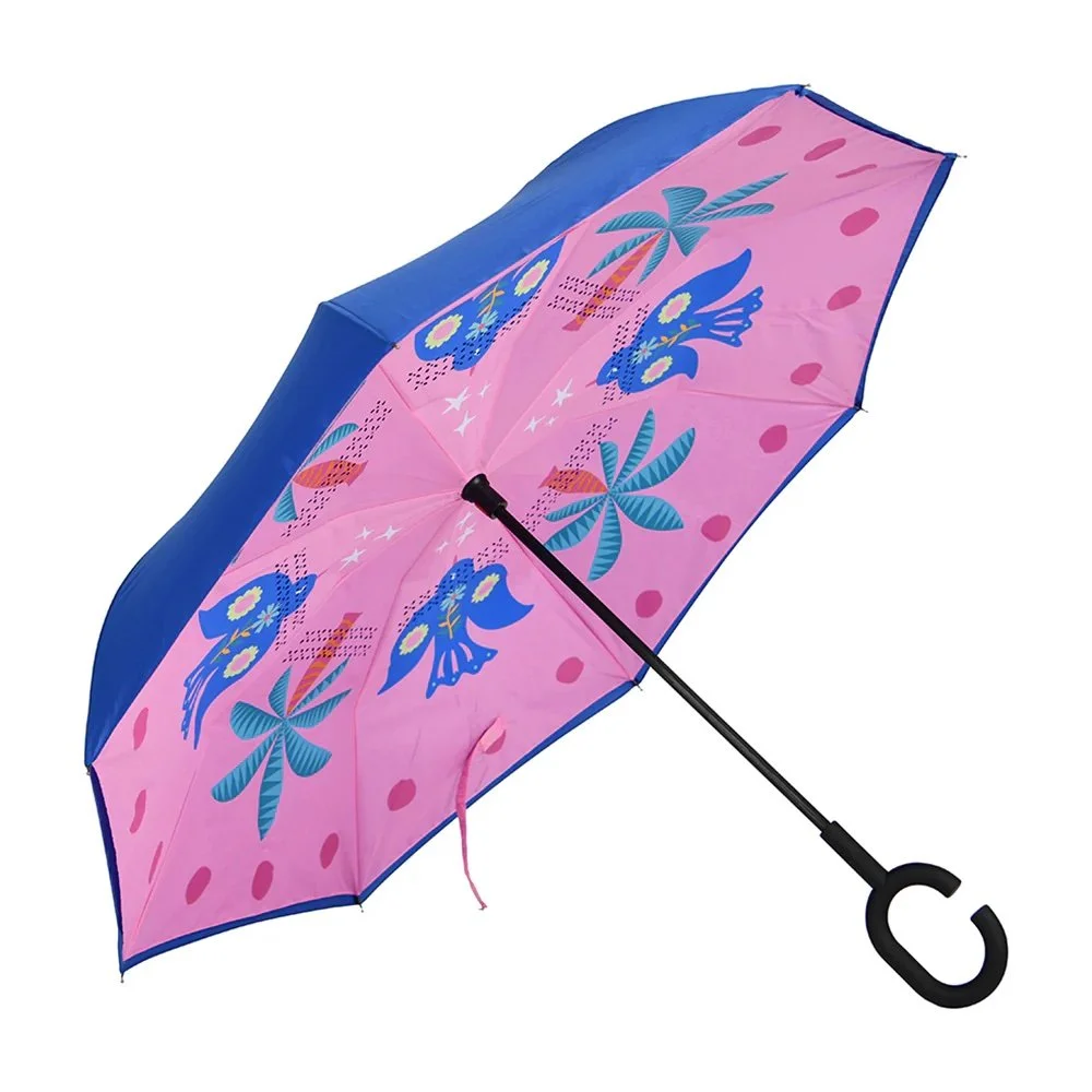 Reverse Umbrella - Fiesta Bird