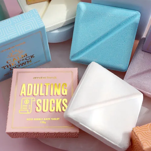 Bliss Bubble Bath Tablet - Adulting Sucks - Rose