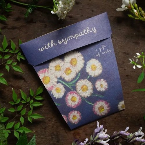 With Sympathy Gift of Seeds