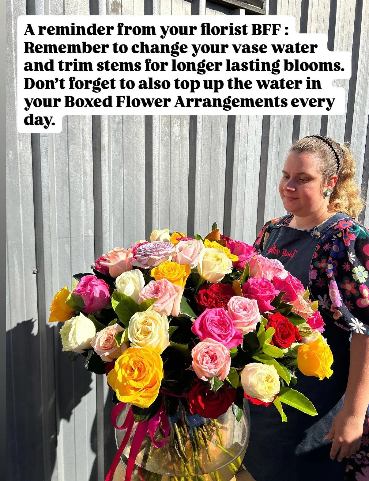 A little love note from your florist BFF 💐
Flower care, gifting tips and a sprinkle of petal wisdom! 🌸😉
