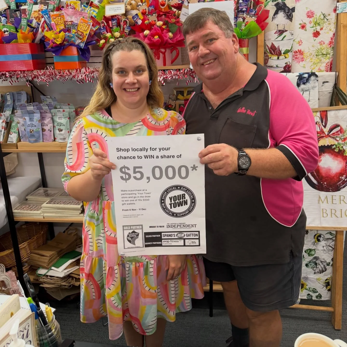 ⭐️ Shop Local, Win Big! ⭐️ 
When small businesses thrive, our community thrives. Support local stores through Your Town and go in the draw to win a share of $5,000! 🛍️ 💰 

Ten winners will score $500 to spend locally.

Shop local for your chance to