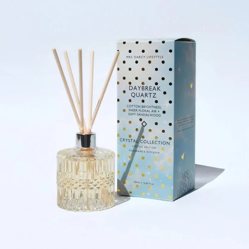 DIFFUSER DAYBREAK QUARTZ - COTTON BRIGHTNESS, SHEER FLORAL AIR + SOFT SANDALWOOD