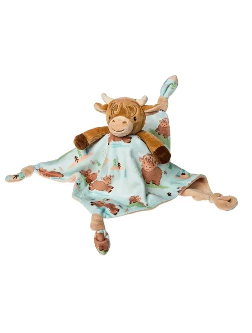Mary Meyer Hetty Highland Cow Character Blanket