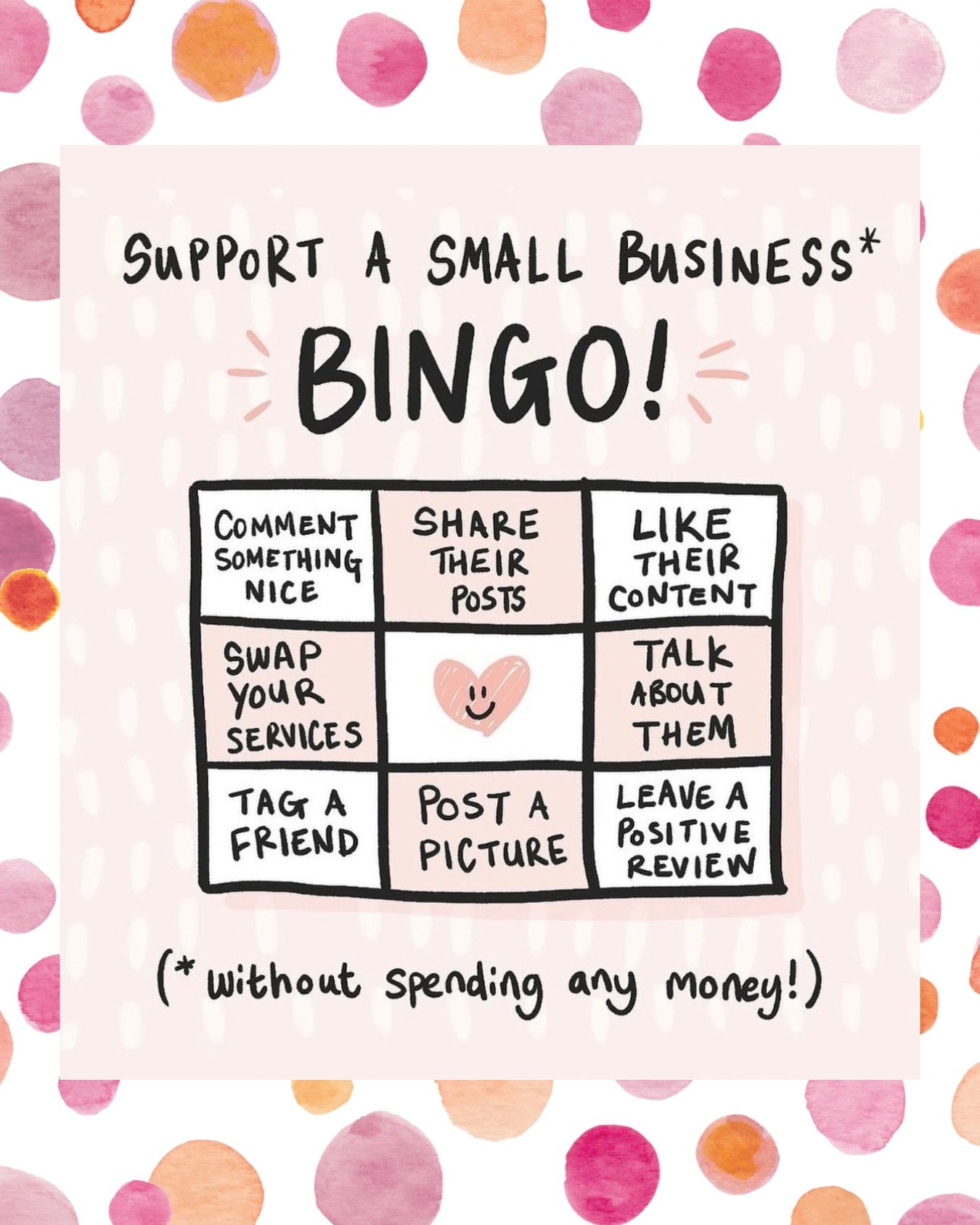 Want to support a small business without spending a cent?

&bull; Like our posts ❤️
&bull; Comment or leave a review ✍️
&bull; Share our posts with friends 📲
&bull; Tag someone who loves flowers 🌸
&bull; Tell your friends about us

Every little bit