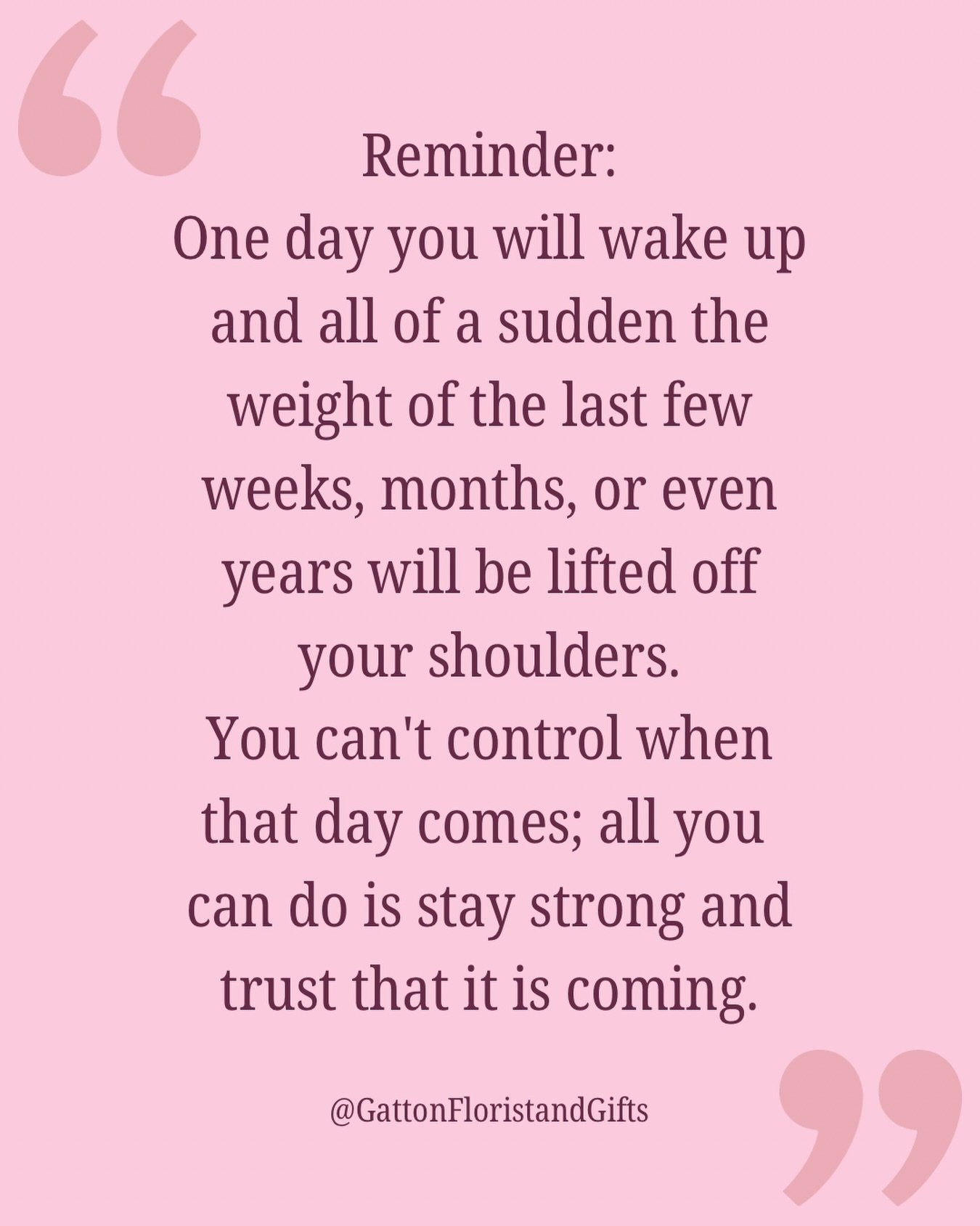 Some seasons feel heavier than others.
But one day you&rsquo;ll wake up and realise the weight you were carrying is gone.
Until then&hellip; keep going. 🫶