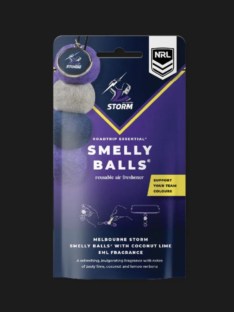 Limited Edition - Melbourne Storm Smelly Balls Set