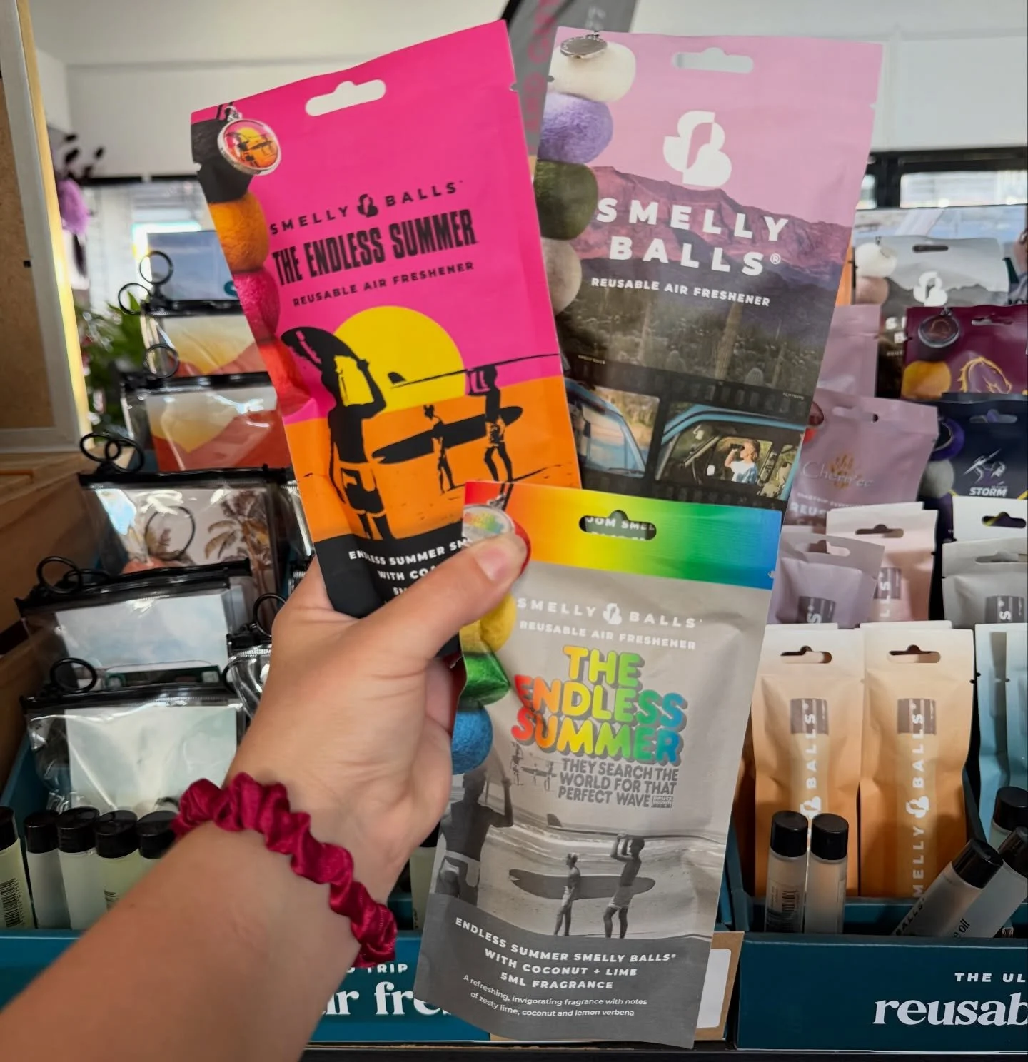 Keep your car smelling fresh (and looking cute) &mdash; they&rsquo;re back ✨

Our cult-fave Smelly Ball Fresheners have officially been restocked 🙌
With 4 new designs and 2 new fragrances to add to your collection.

Reusable, refillable and seriousl