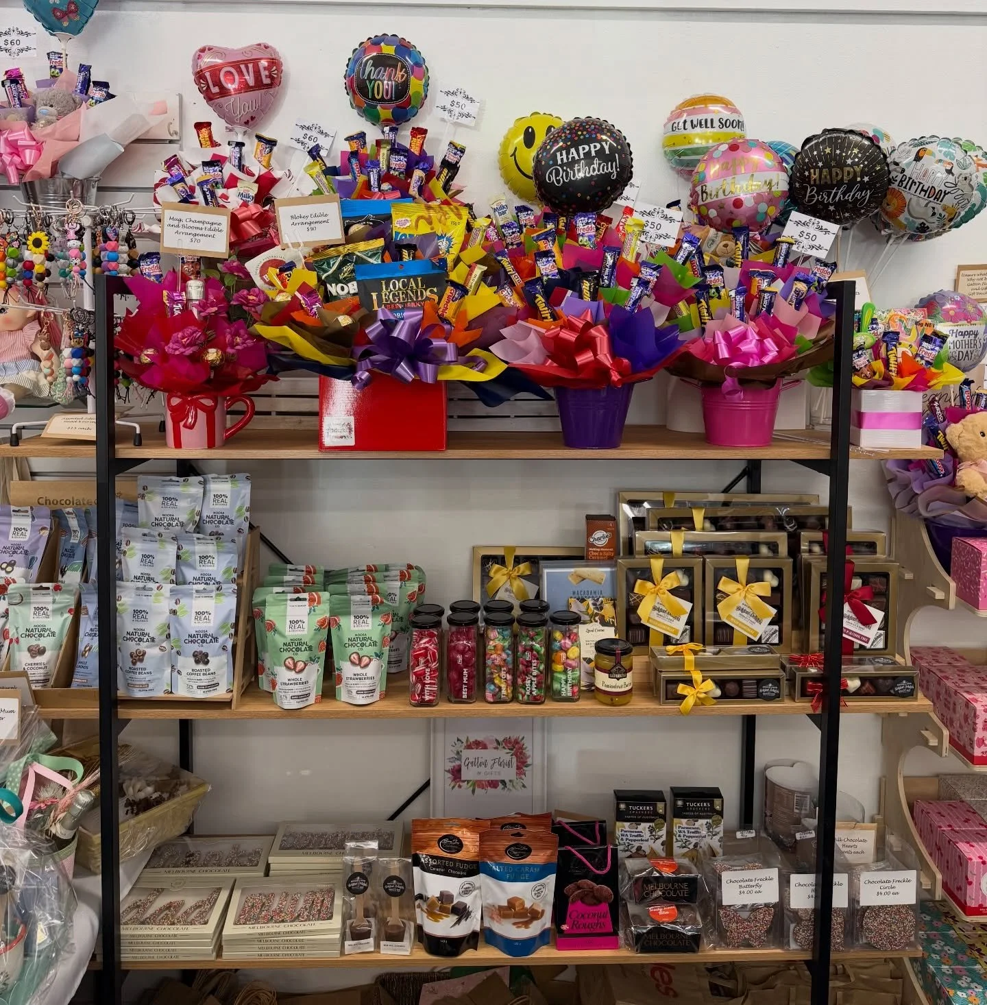 Sweet. Stunning. Seriously delicious 🤎 🍫 🍭 

Our Edible Chocolate Arrangements have been restocked 🙌

Available in store and online.
We deliver locally around Gatton and the Lockyer Valley, Monday - Friday, 

Be quick, they never last long 💨