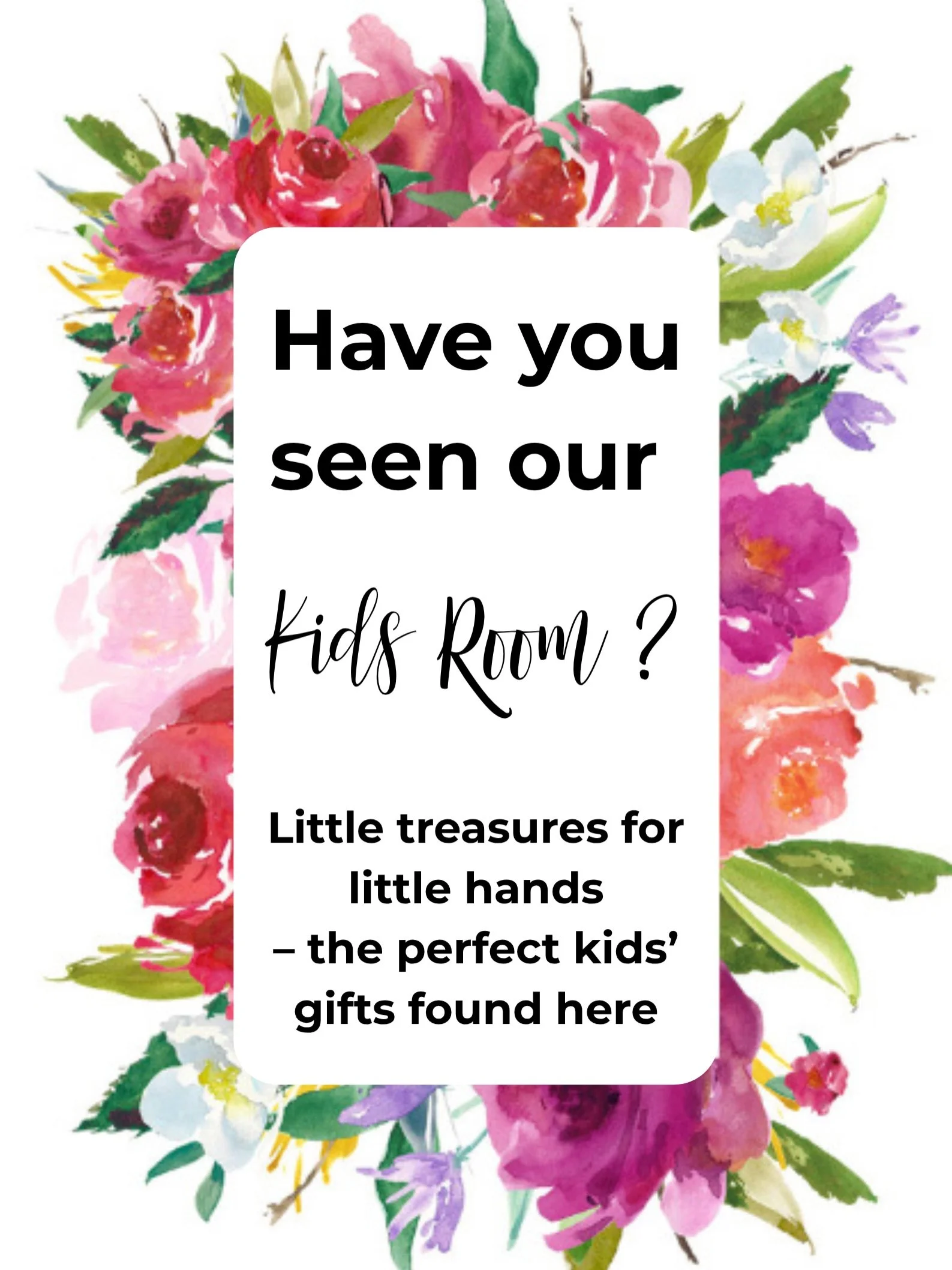 Did you know we have a whole room dedicated to Gifts for Babies and Kids ? 

Featuring a few of our favourite products 
🚜 Wind Up Books
🖊️ Scribble Mats 
🛁 Bath Activities
👶🏼 Comforters, Rattles and Soft Toys 
🍴 Fun Cutlery and Plates 
✋ Finger