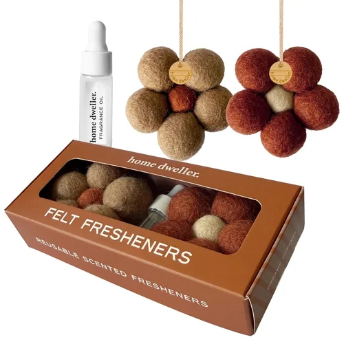 *NEW* Felt Flower Fresheners - Creamy Caramel