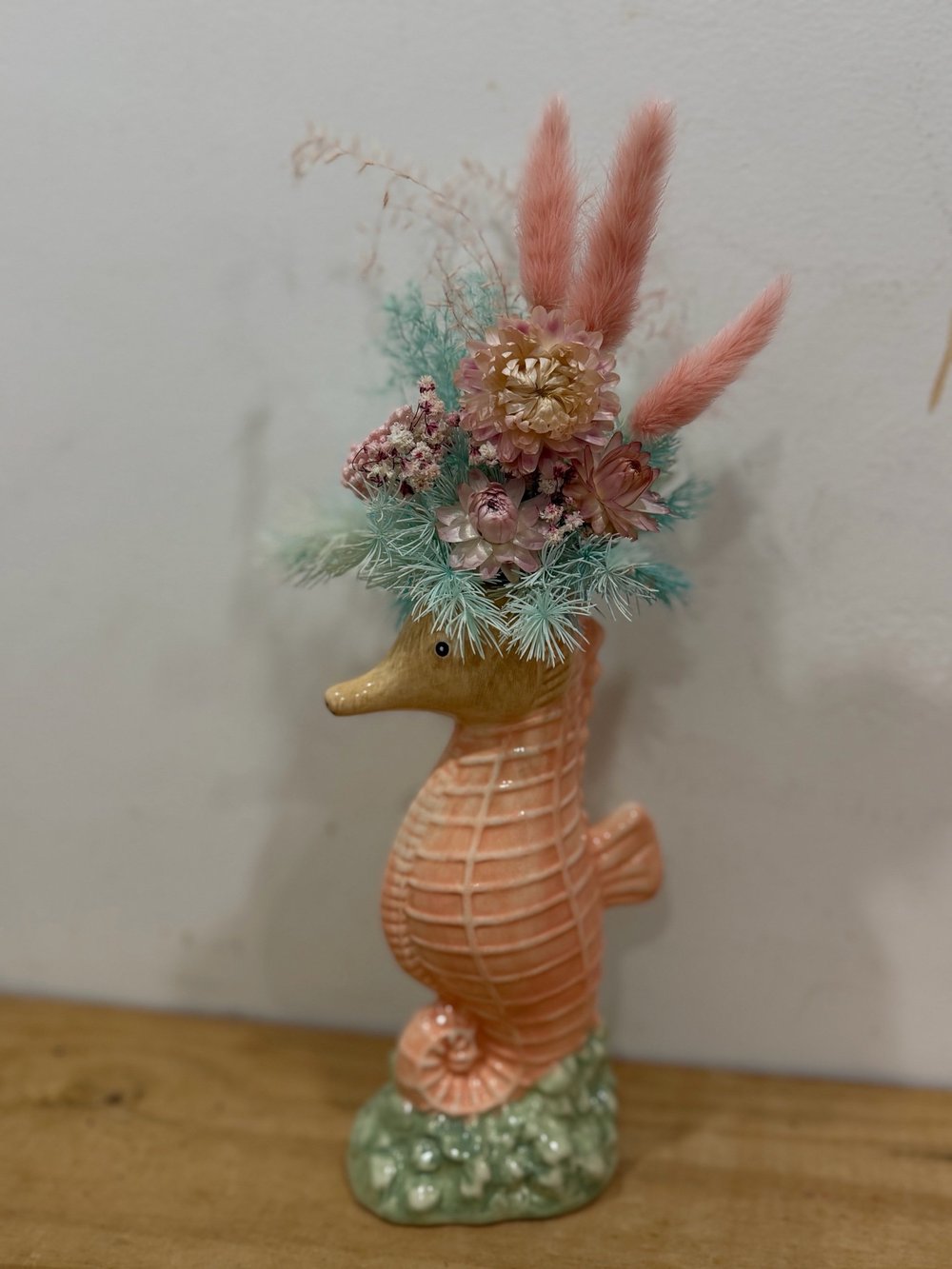 Sally Seahorse Preserved Arrangement