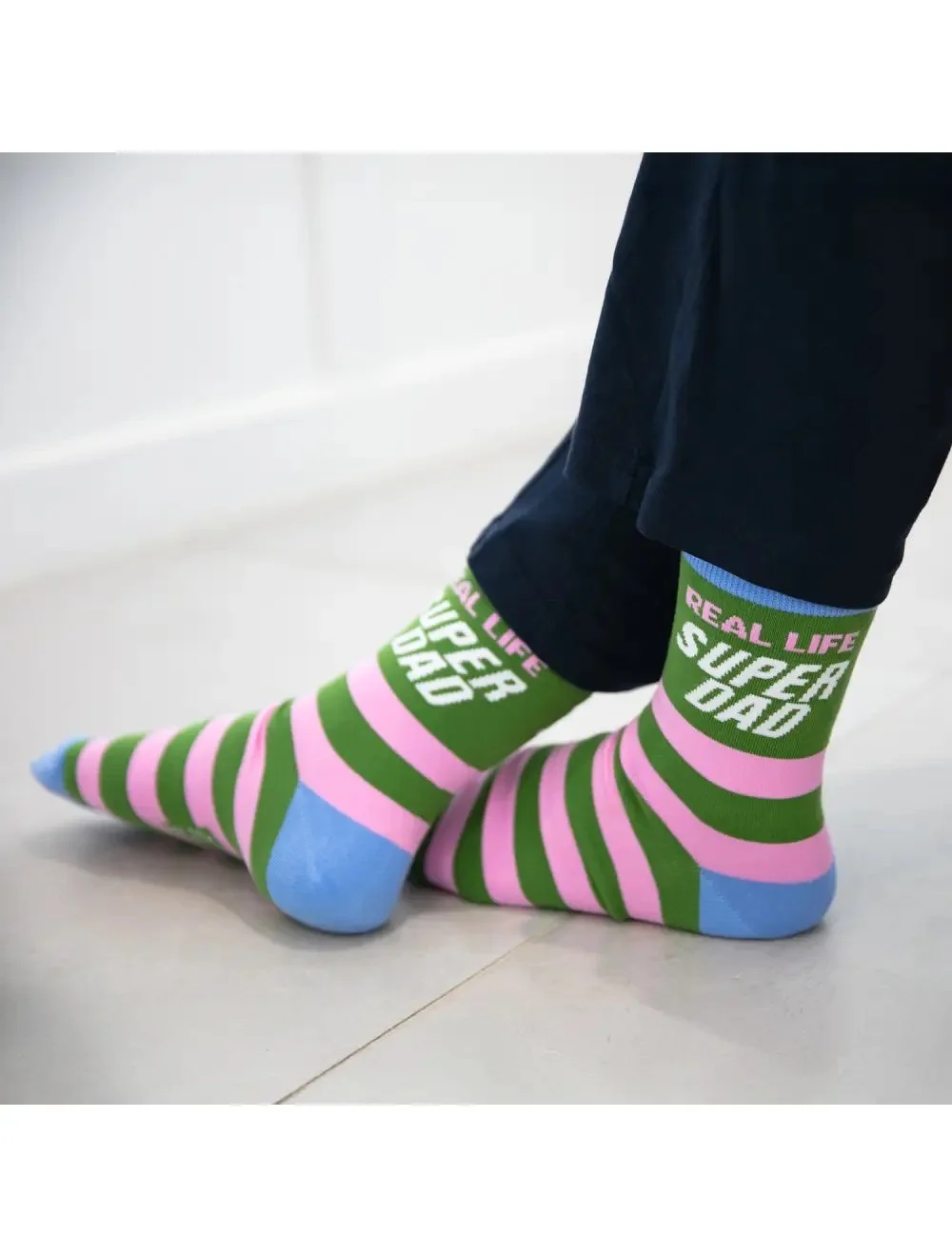 Father's Day Super Dad Socks