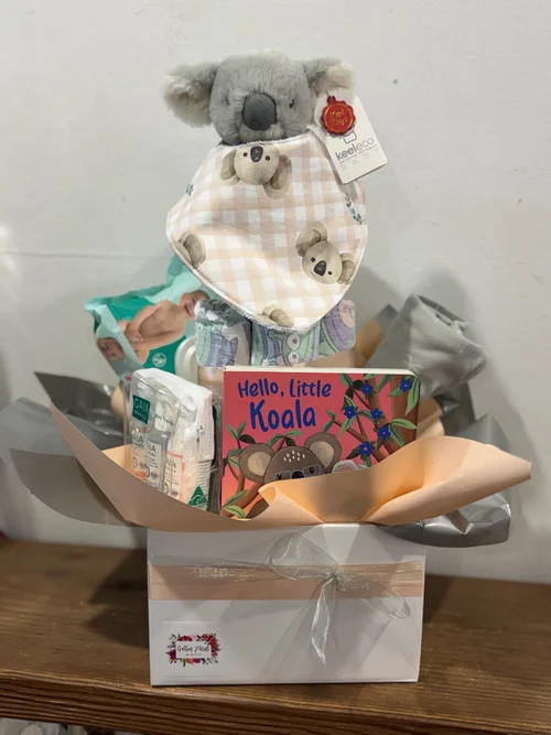 Neutral Koala Nappy Cake