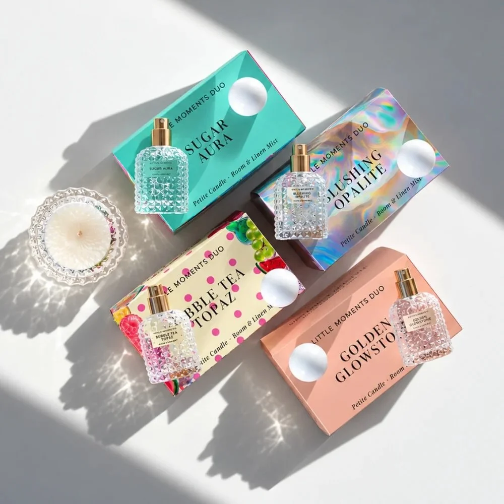 Double the charm with our Mrs Darcy Duos 🕯️ 💐

The most gorgeous room mist, perfect for when someone rings the doorbell to say hello and you want your home to smell like an absolute dream boat. And a petite candle that has been studied to be one of
