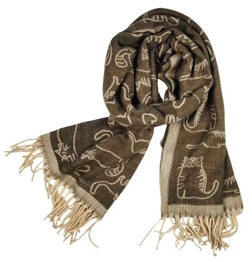 Perfect Pets Cat Scarf - Khaki