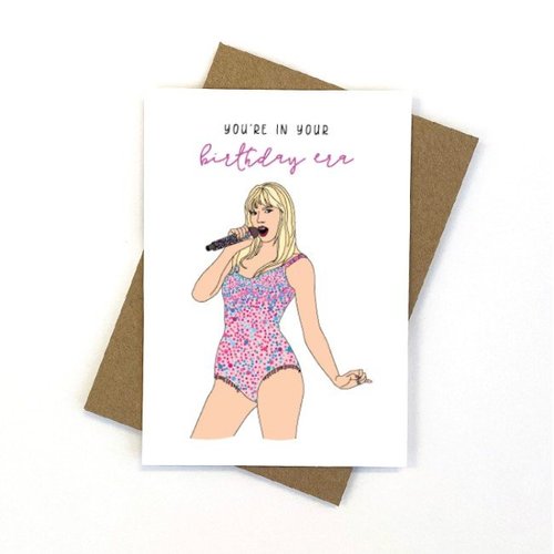 Taylor Eras Birthday Greeting Card