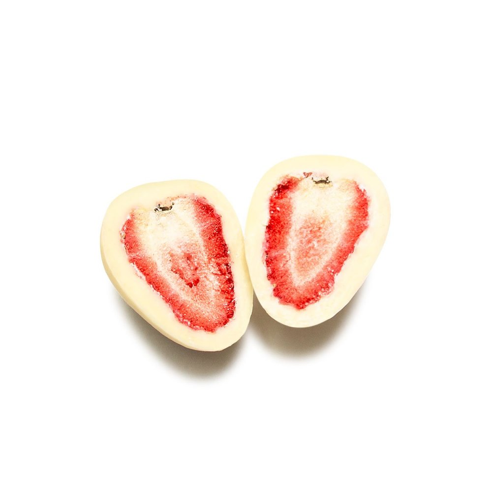 Noosa Natural Chocolate Co. Australian Grown Strawberries Coated in Premium White Chocolate