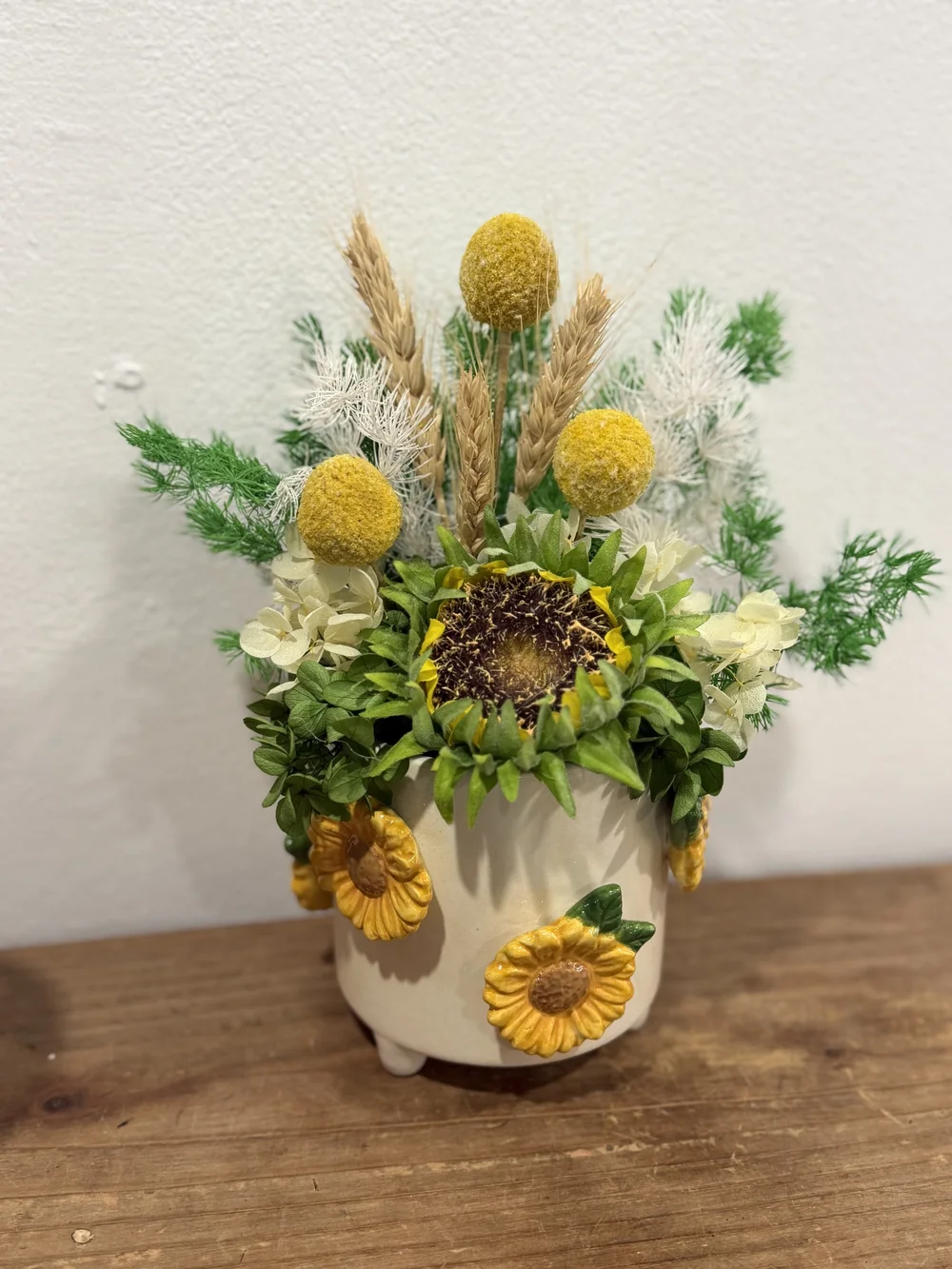 Sylvia Sunflower Preserved Arrangement