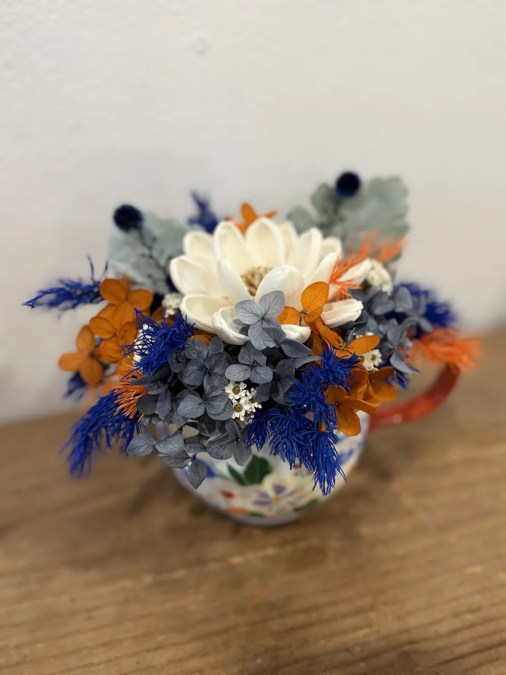 Kayla Preserved Teacup Arrangement