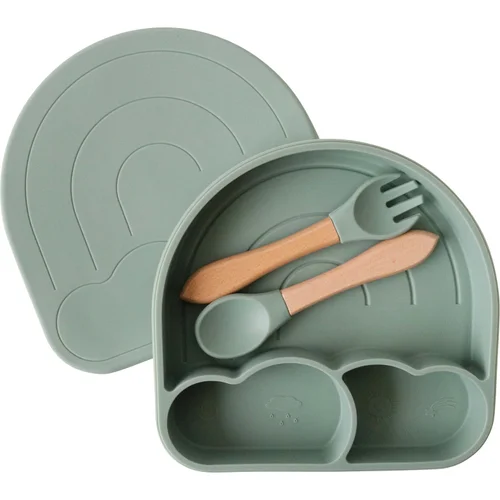 Silicone Bowl Set Arch - Sage