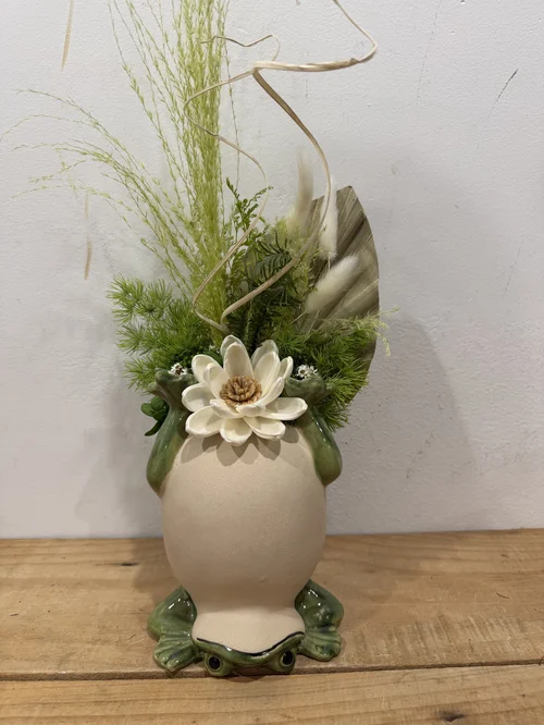 Faith Frog Preserved Arrangement
