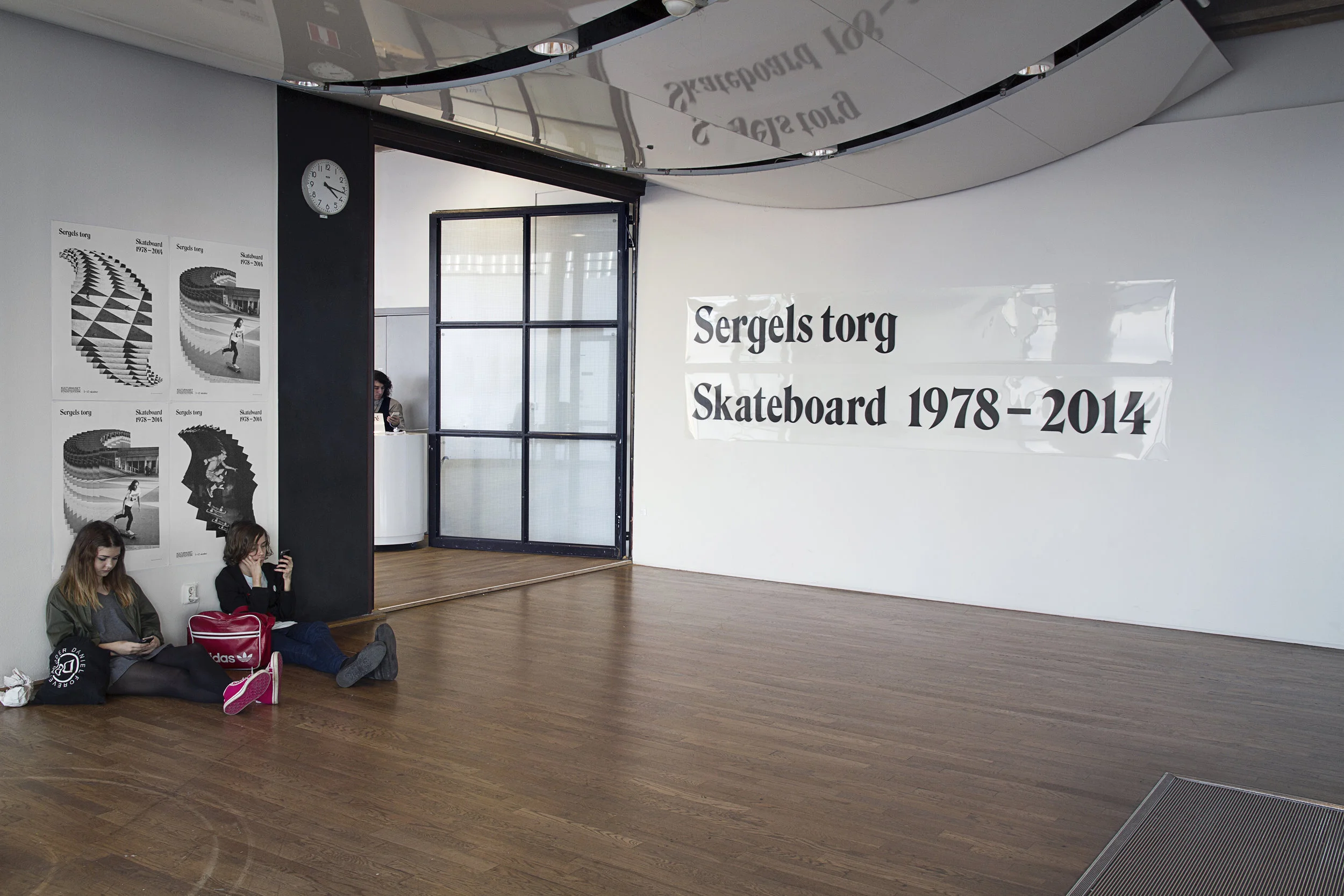 Visual identity for the exhibition Sergels Torg: Skateboard 1978–2014 at Kulturhuset in Stockholm. Collaboration with Oskar Laurin