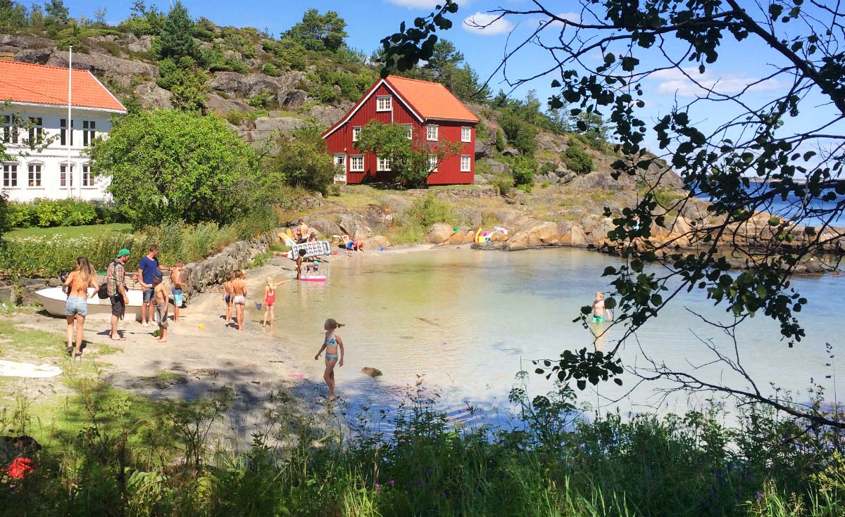 Vakkert på Sandøya. Foto: Linn Zwilgmeyer.