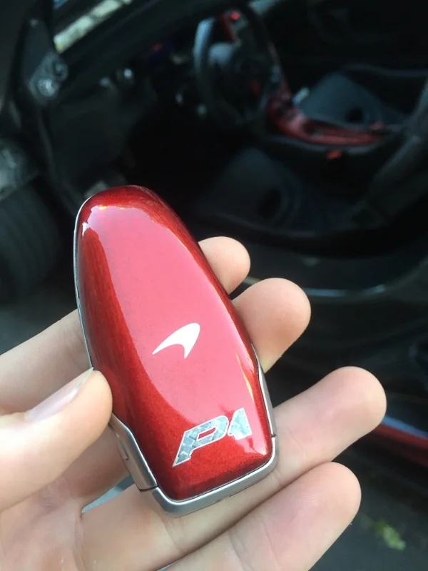 McLaren now offer a host of customisation options for your keys, this one feels particularly special,