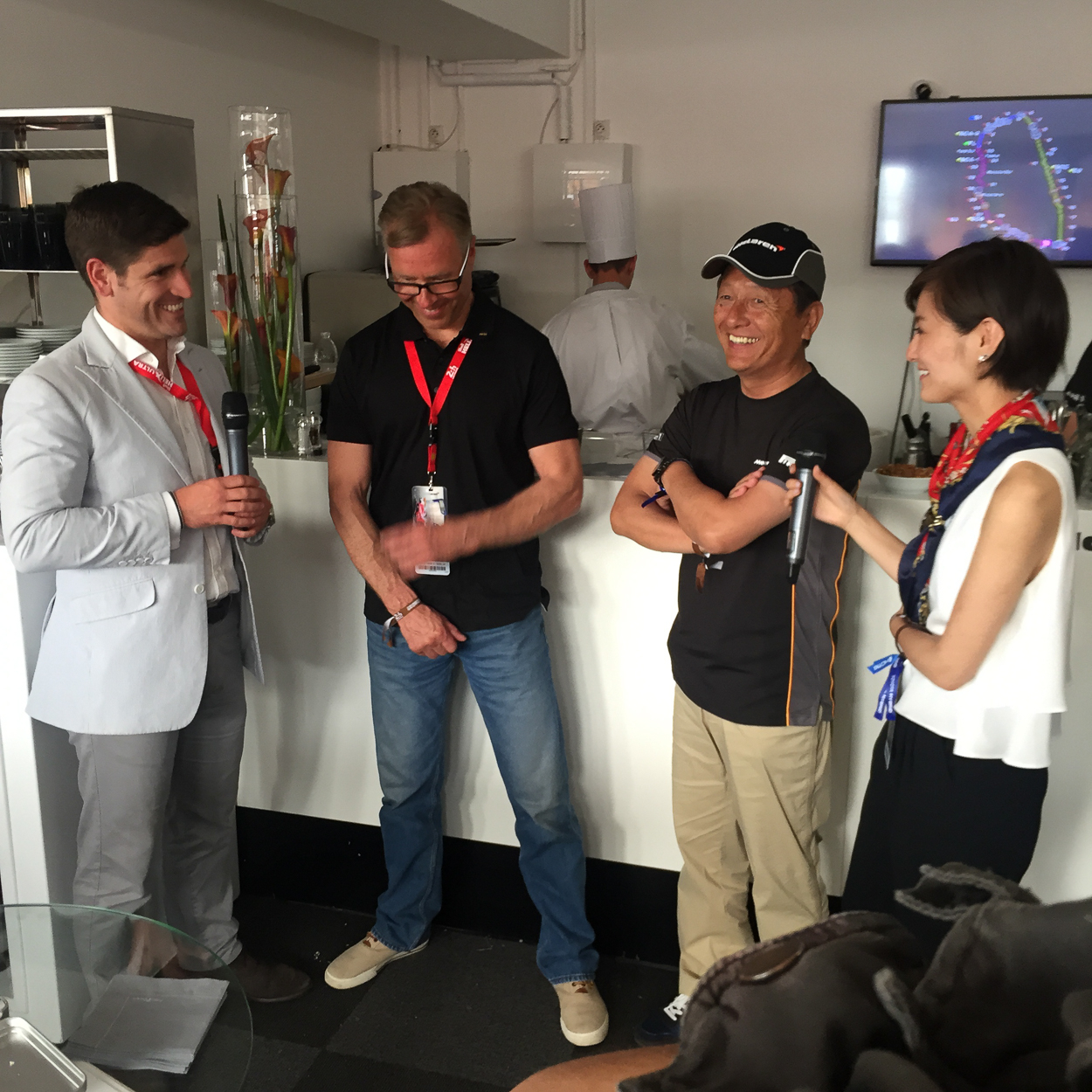 JJ Lehto and Masanori Sekiya telling amusing stories about winning Le Mans in the F1 GTR