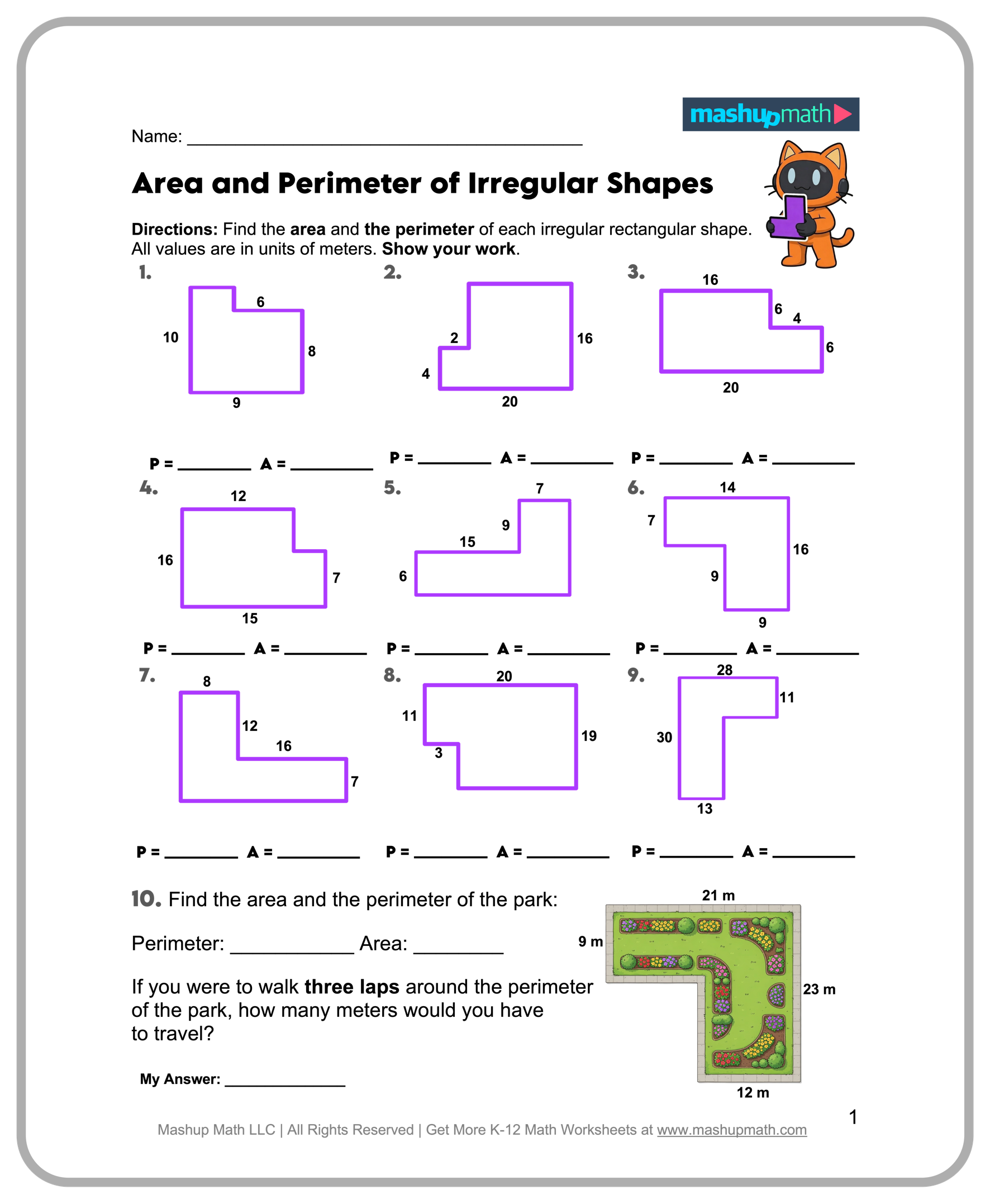 Free 6th Grade Math Worksheets—Printable w/ Answers — Mashup Math