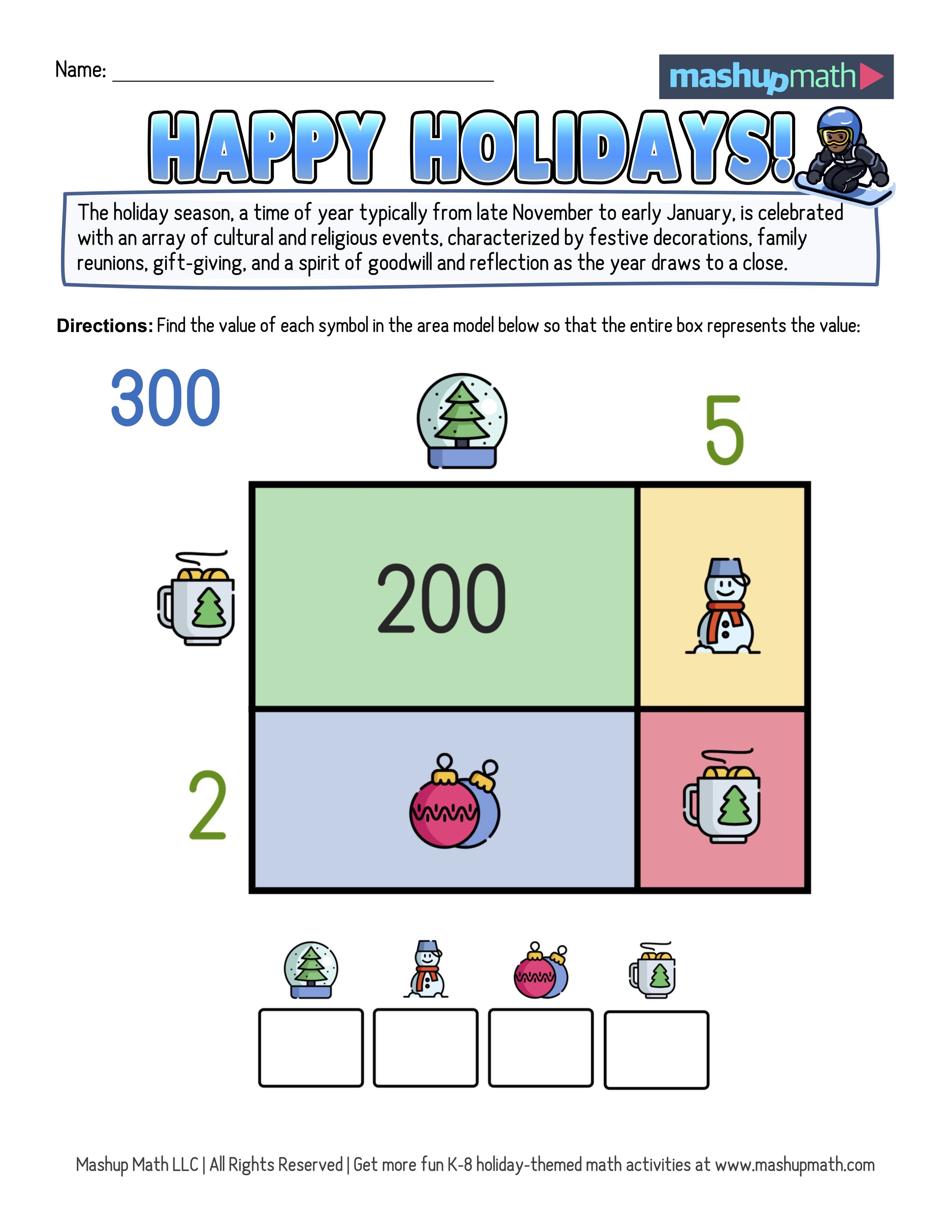 12 days of christmas problem solving