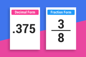What is .375 as a Fraction? (Instant Answer) — Mashup Math