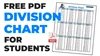 Free Division Chart —Printable PDF — Mashup Math