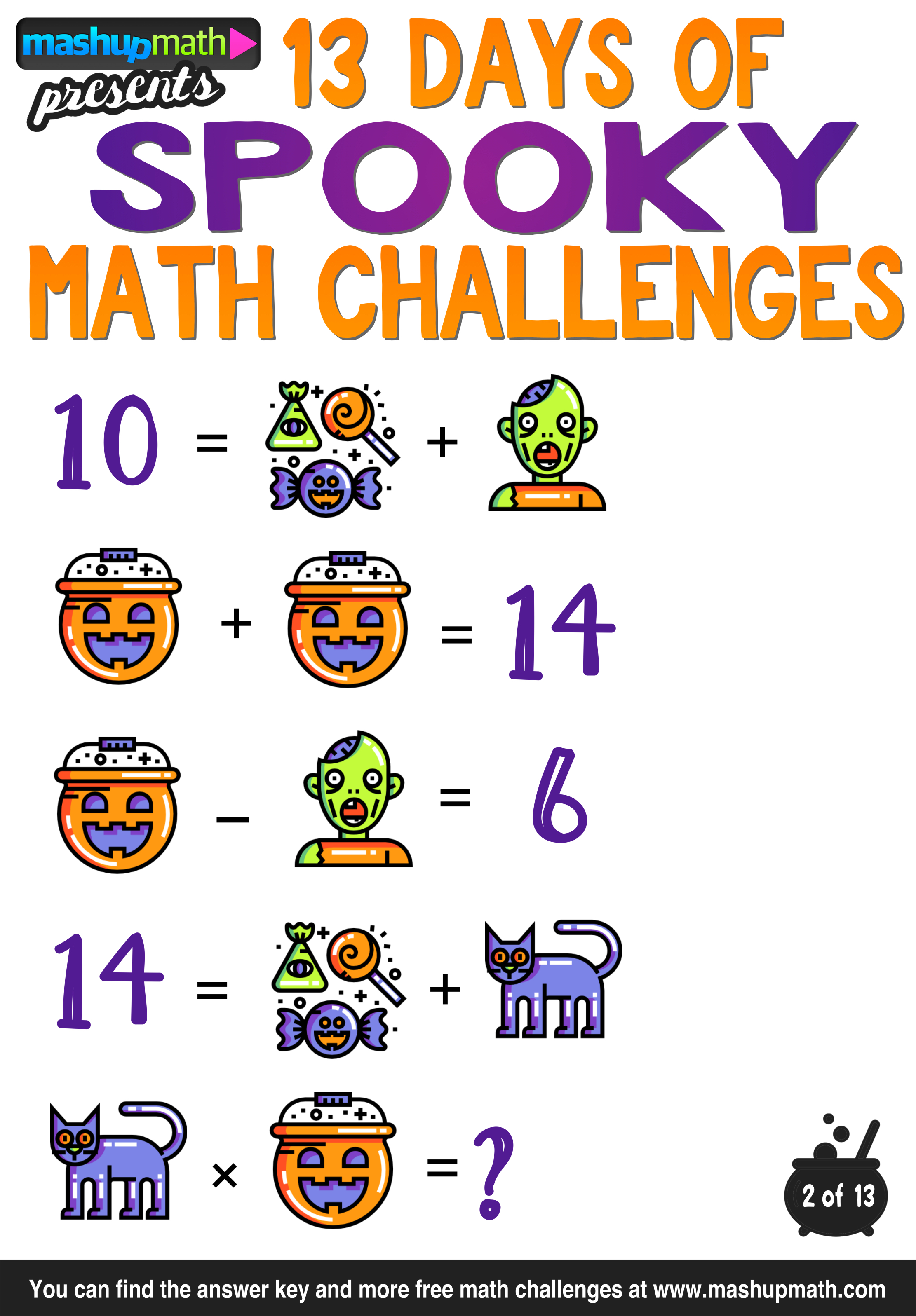 10 Free Maths Puzzles with Answers for Ages 12+ — Mashup Math