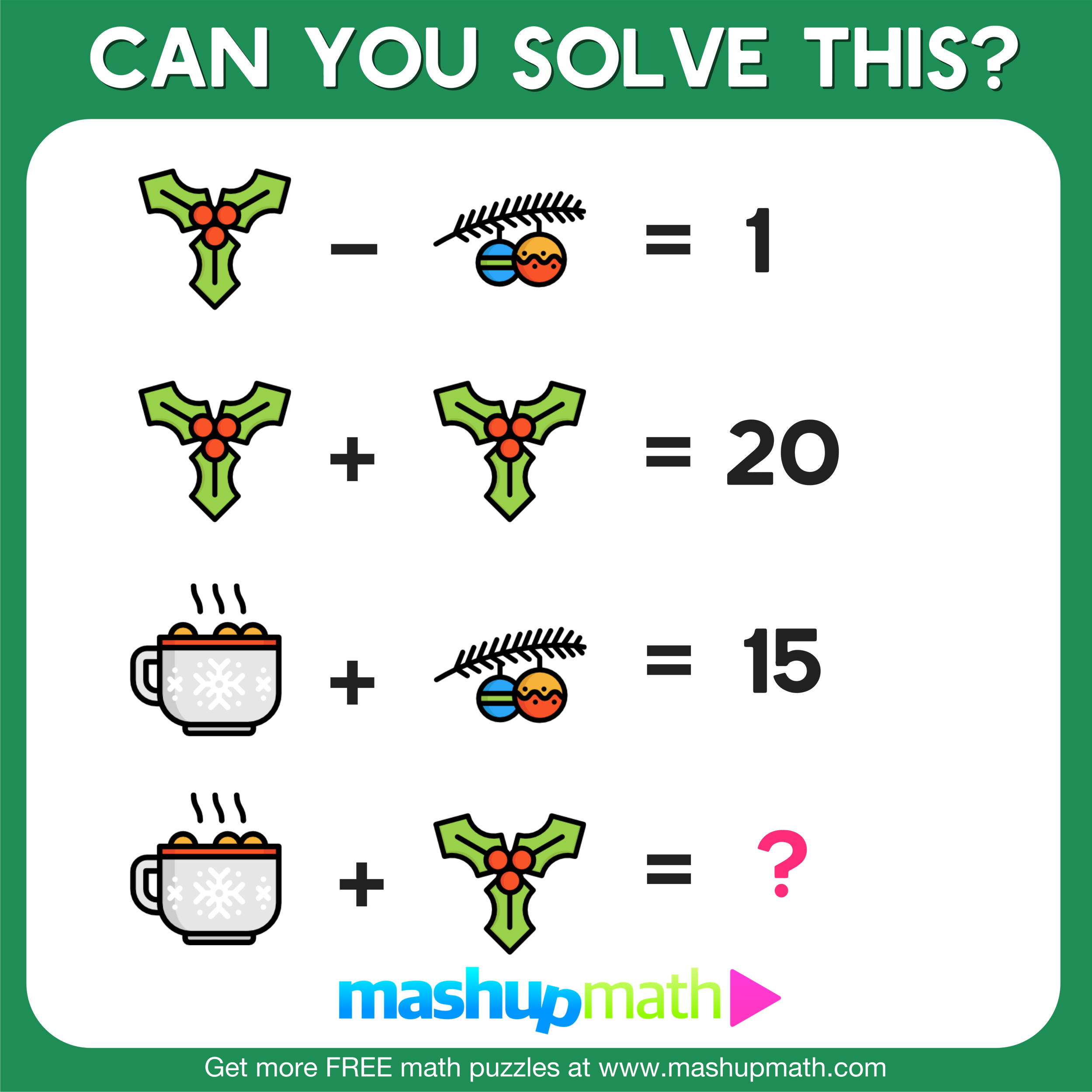 101 Daily Math Challenges for engaging your Kids. Математика 480