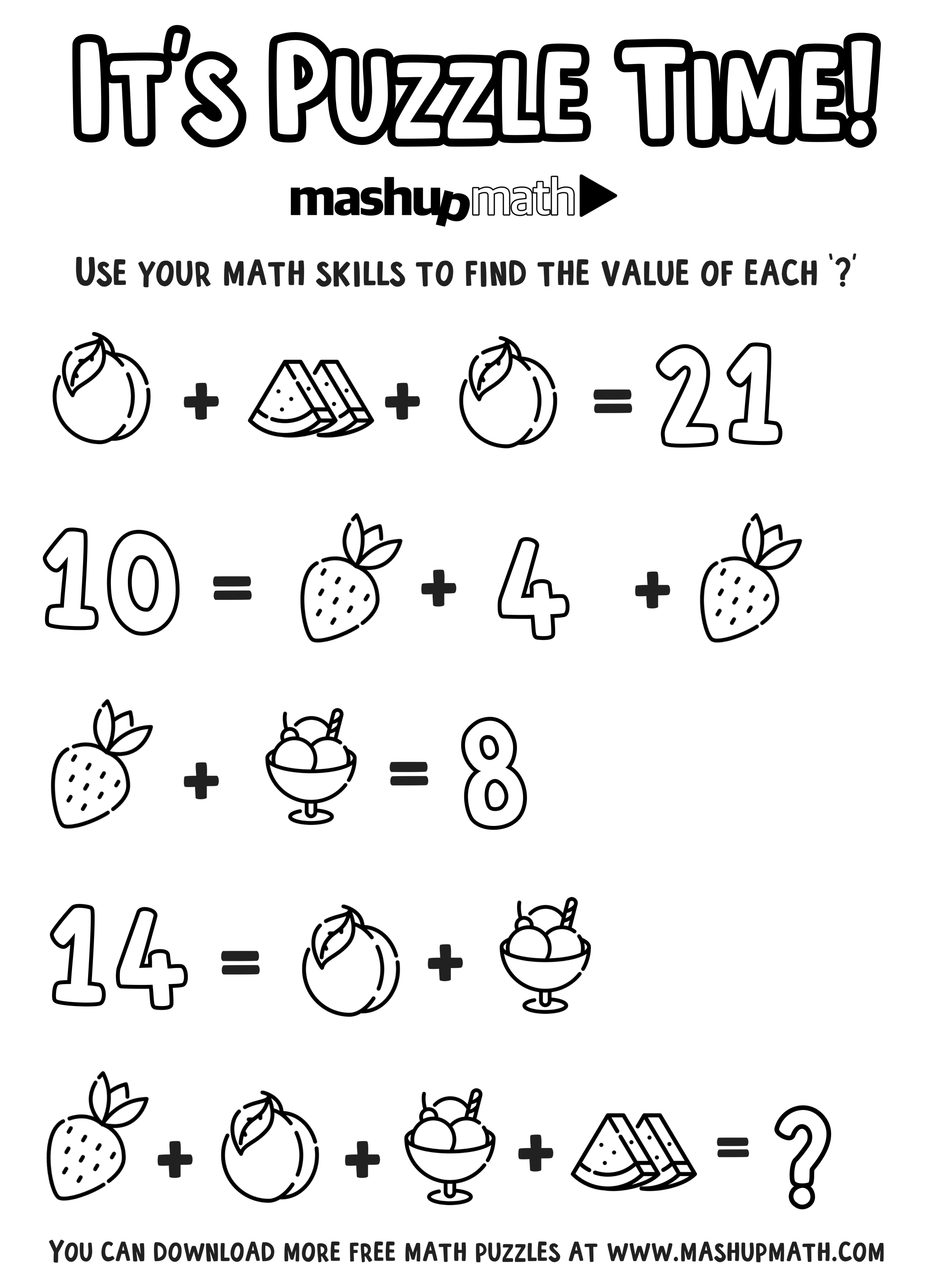 free math coloring worksheets for grades 1 8 mashup math