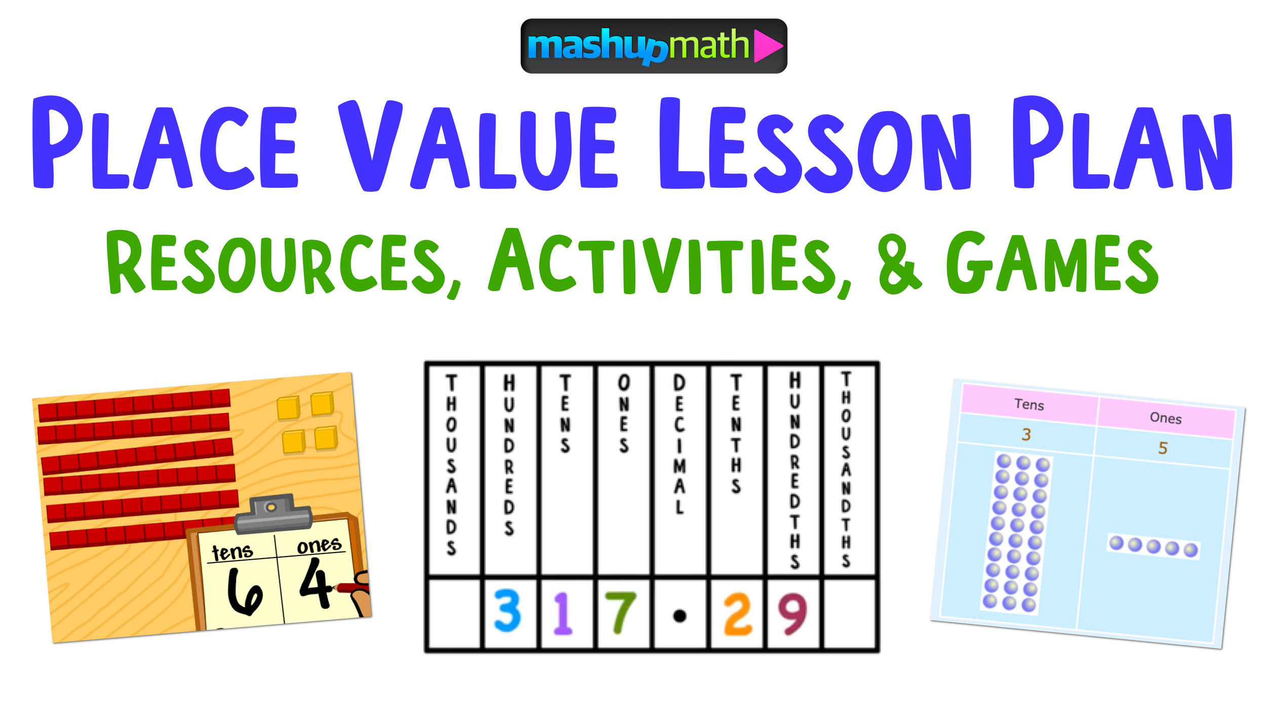 Place Value Lesson Plan Resources: The Best Of The Best — Mashup Math