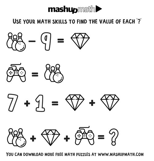 free math coloring worksheets for 3rd and 4th grade mashup math