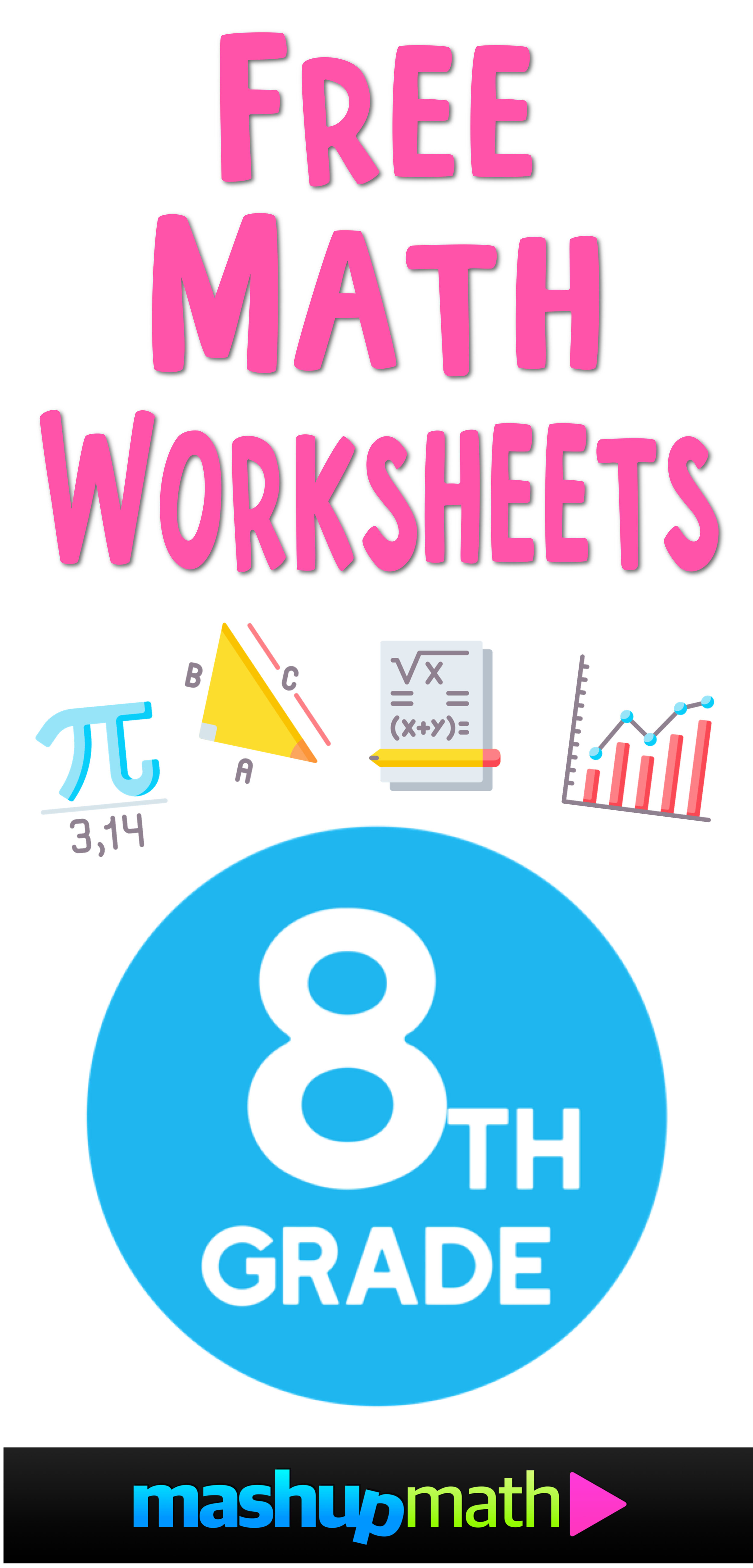 free math worksheets mashup math