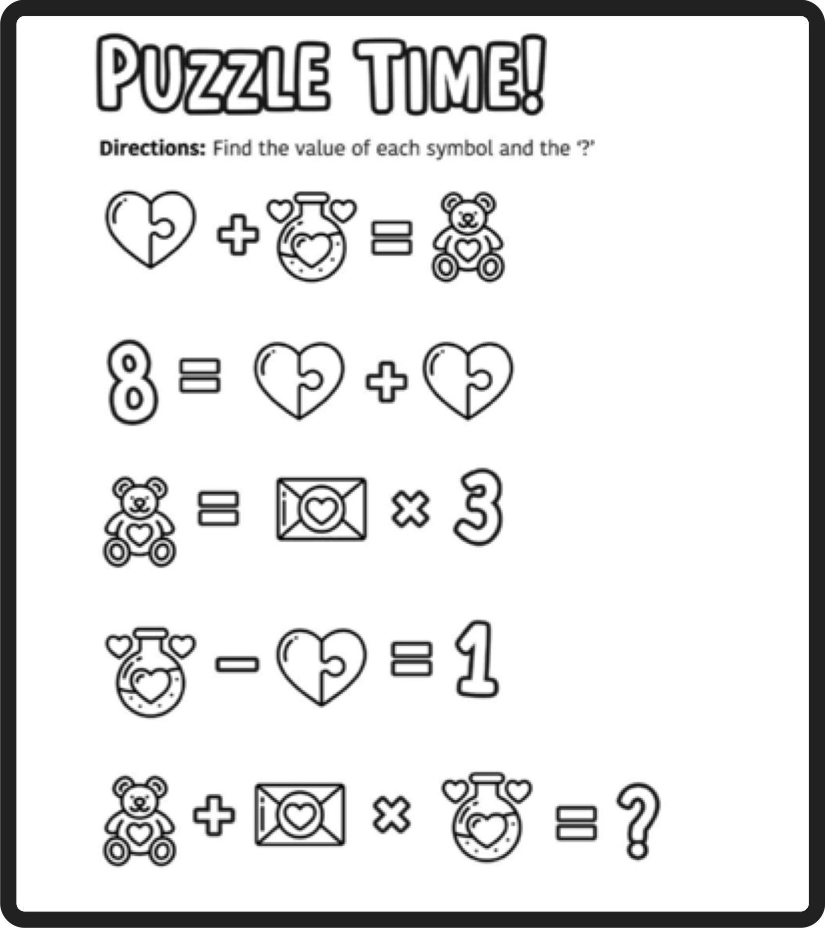 free math puzzles mashup math