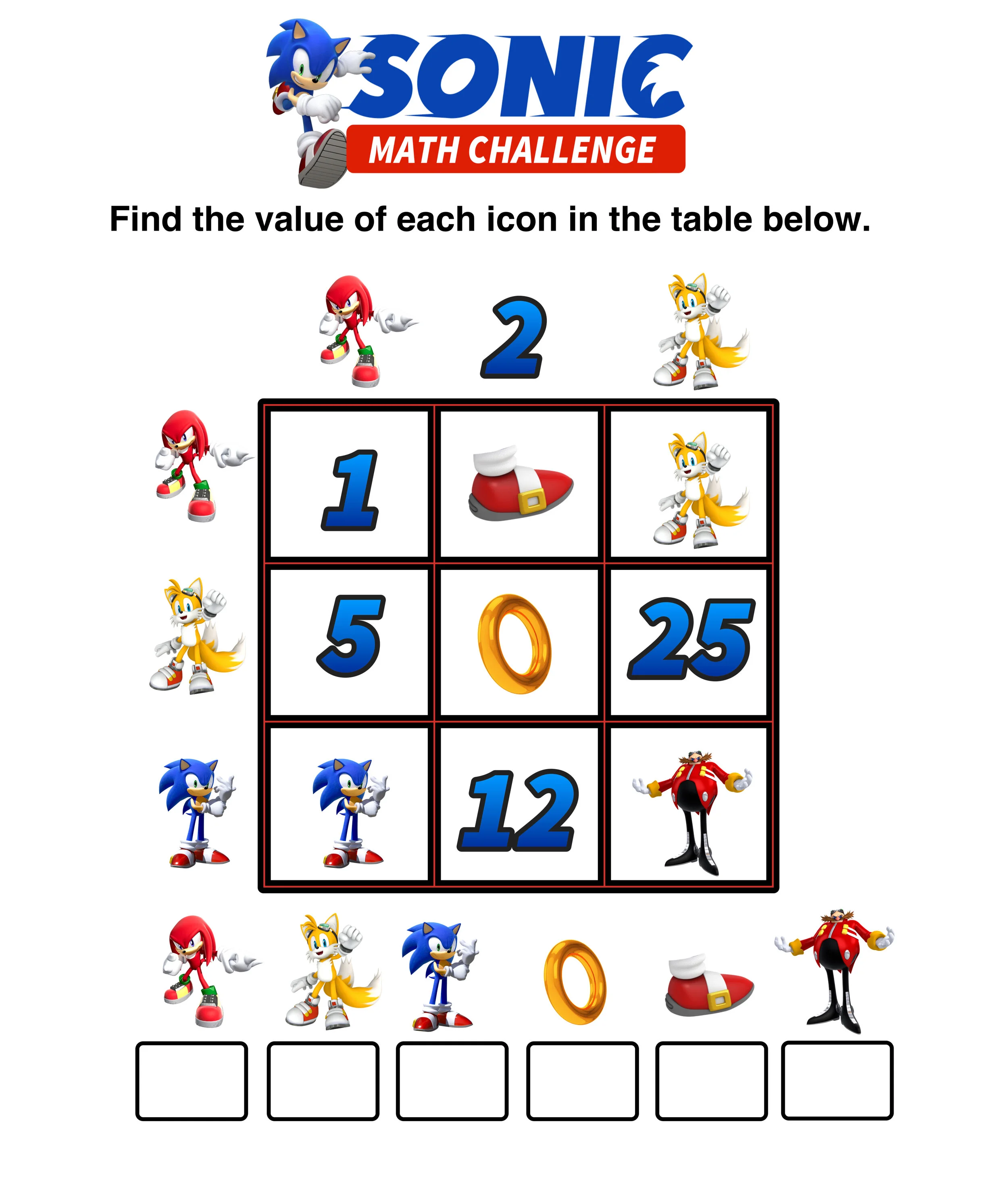 Printable Sonic The Hedgehog Worksheets Printable Word Searches
