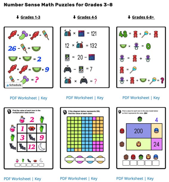 Free Fun Printable Math Worksheets For 5th Graders