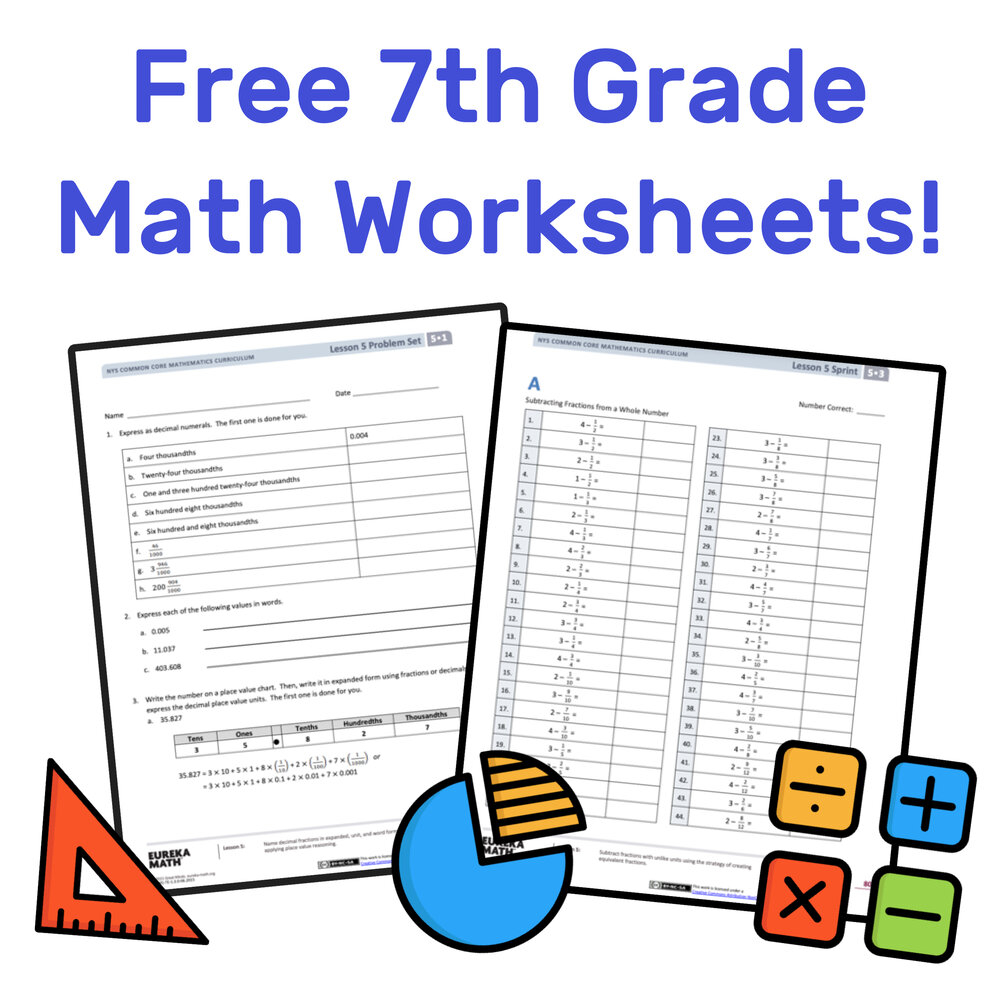 The Best Free 7Th Grade Math Resources: Complete List! — Mashup Math