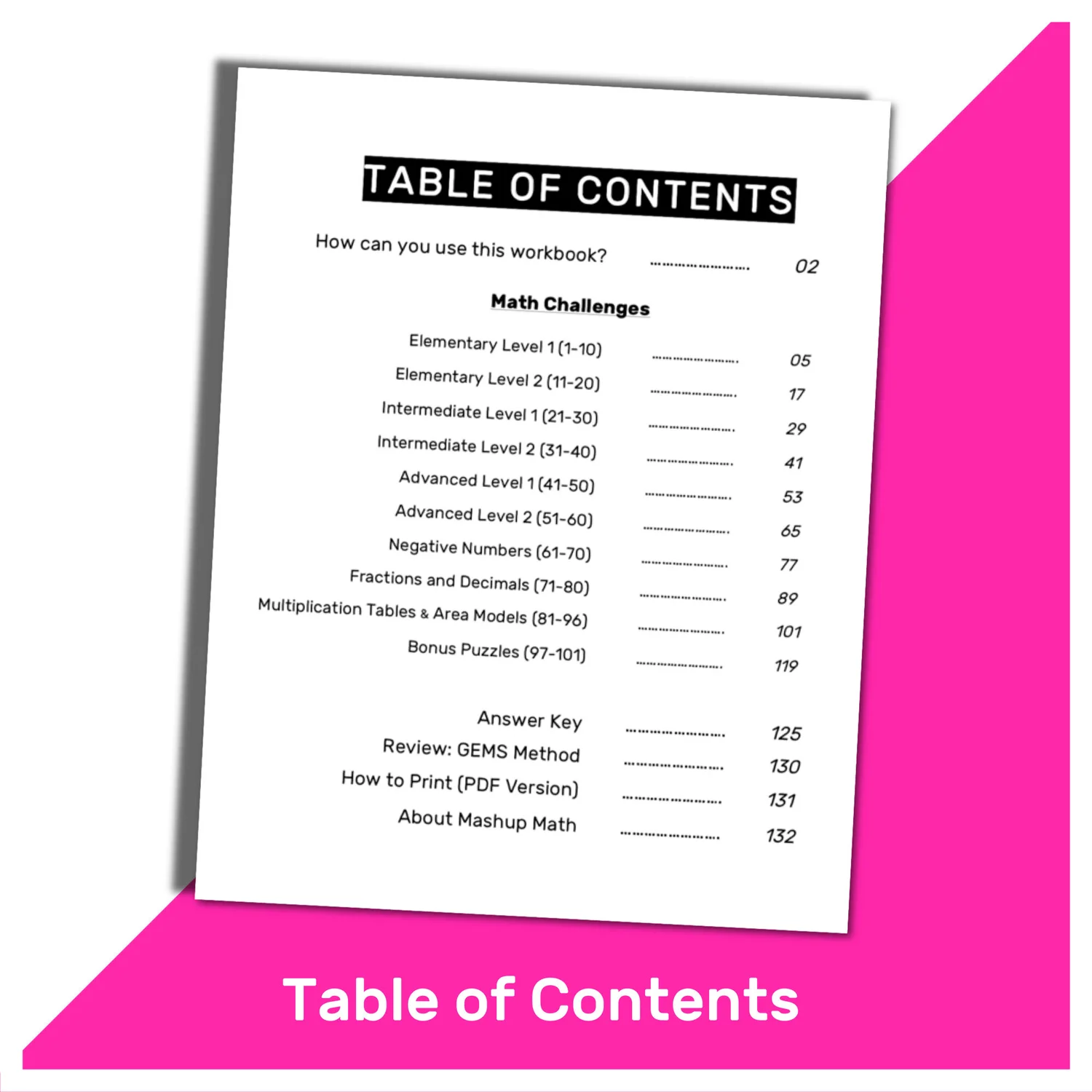 101 Math Challenges for Engaging Your Students - Volume 2 — Mashup Math