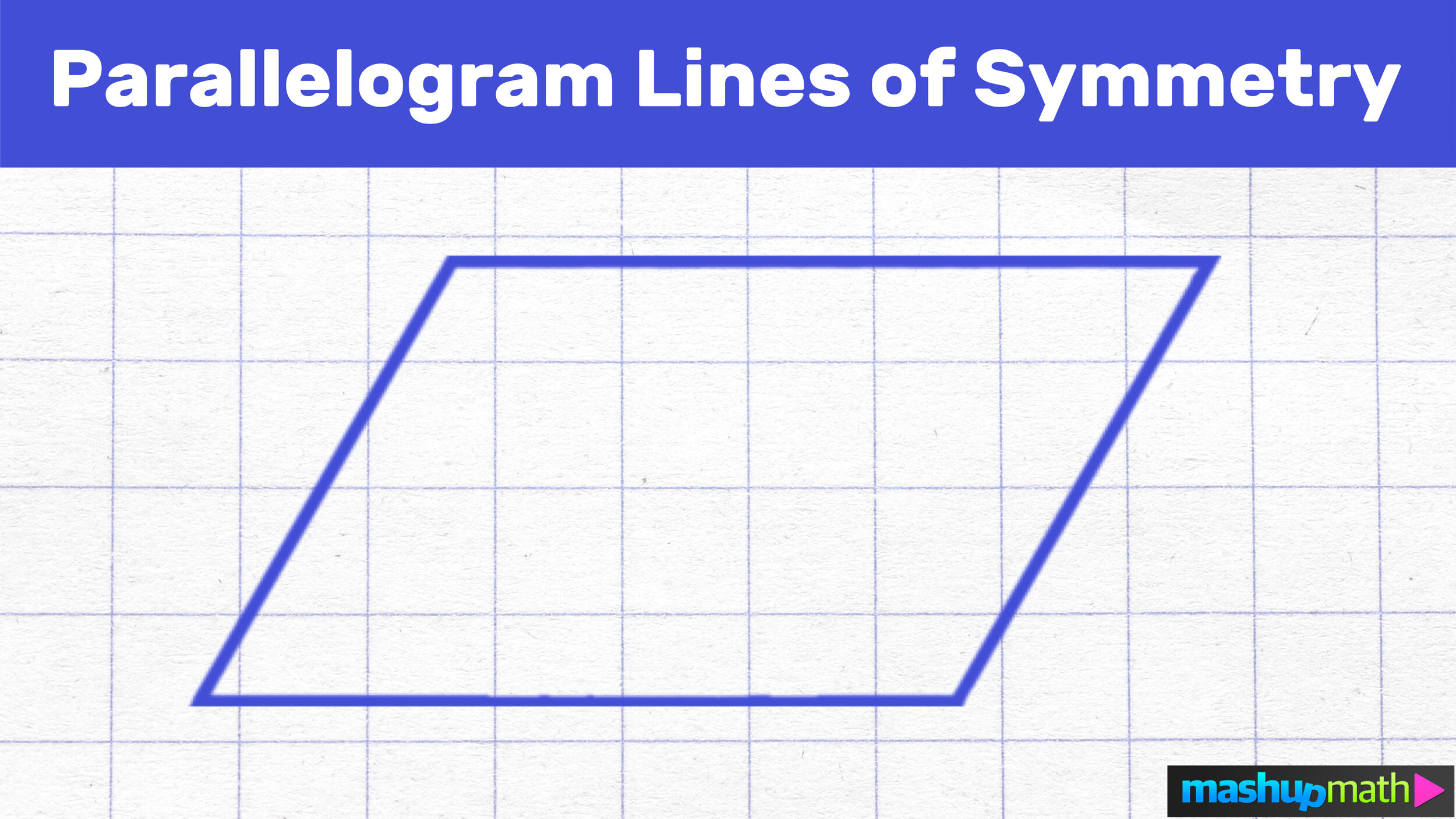 Parallelogram Lines Of Symmetry Explained Mashup Math