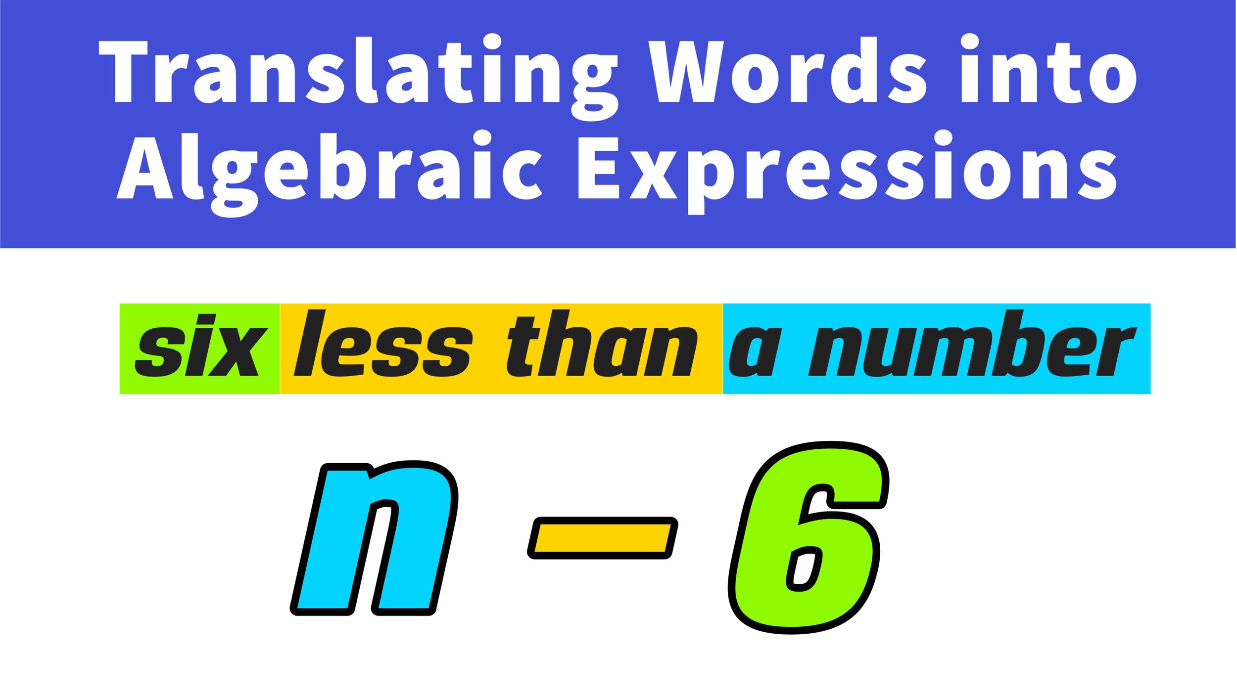 Translating Words Into Algebraic Expressions: Free Guide — Mashup Math Inside Translating Algebraic Expressions Worksheet