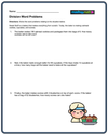 Division Word Problems—Free Worksheets for Grades 3-5 — Mashup Math