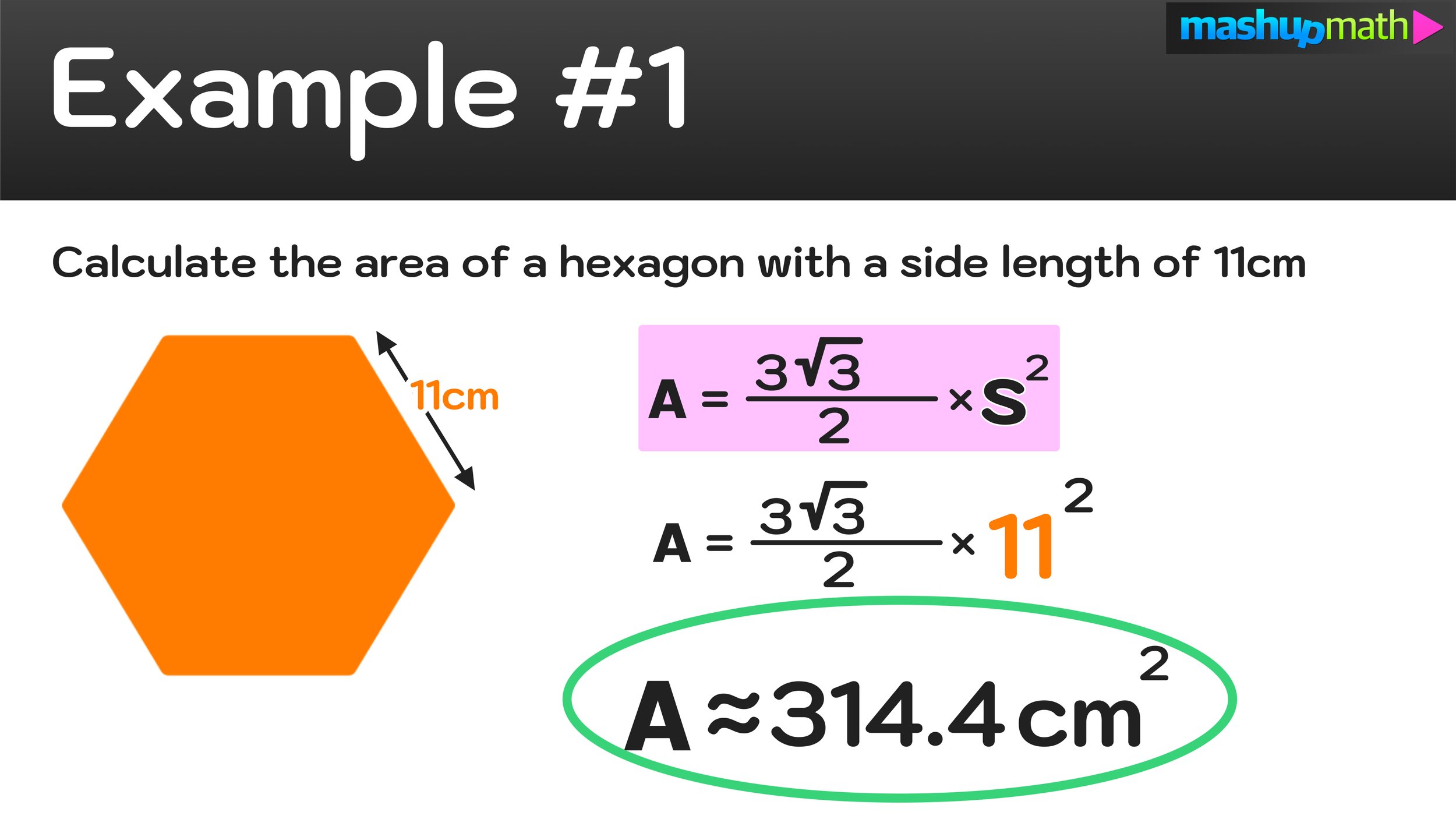 How to Find the Area of a Hexagon in 3 Easy Steps — Mashup Math